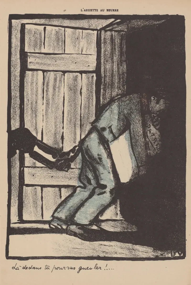 Där inne kan du gapa! av Félix Vallotton