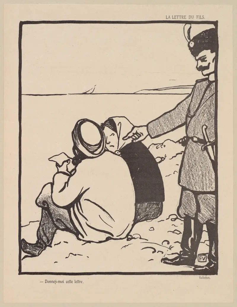 Sonens brev av Félix Vallotton