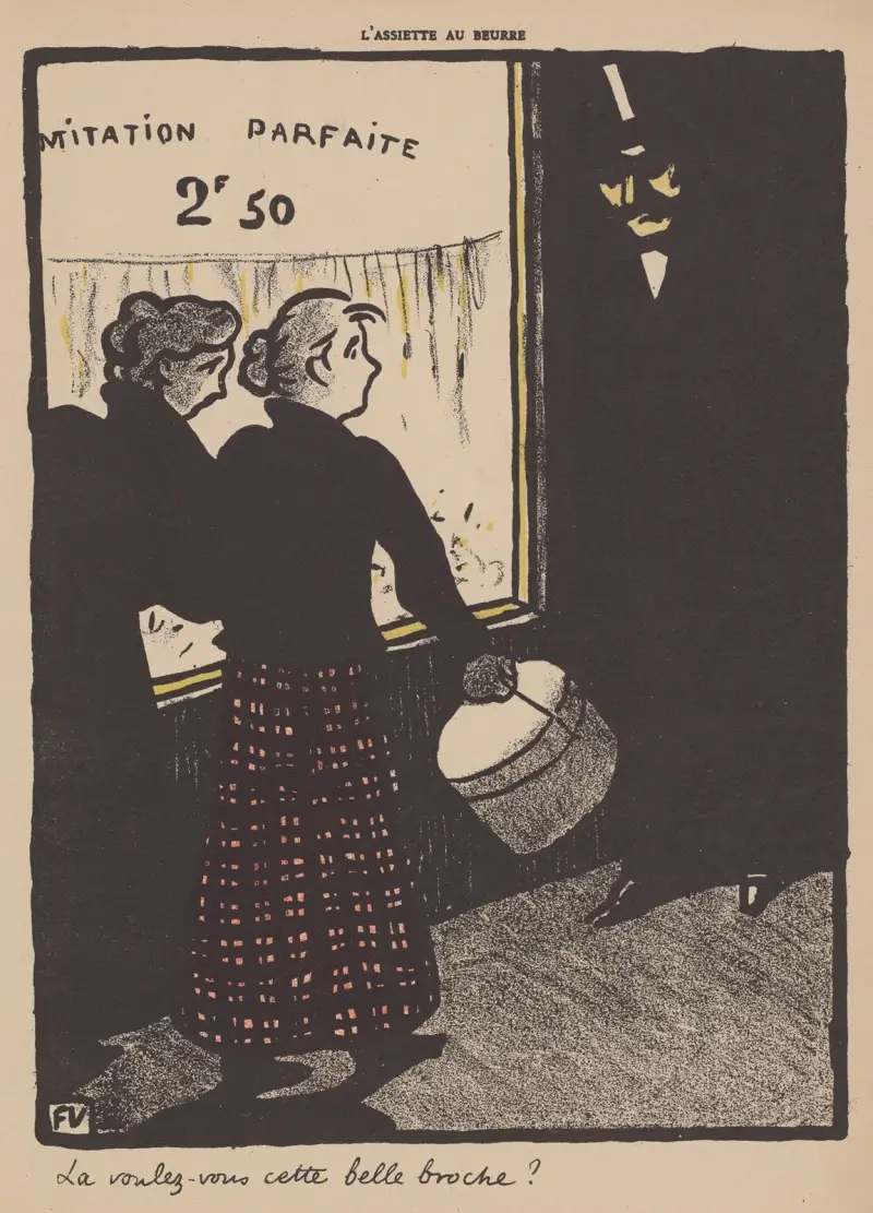 Czy chcesz tę piękną broszkę, Félix Vallotton