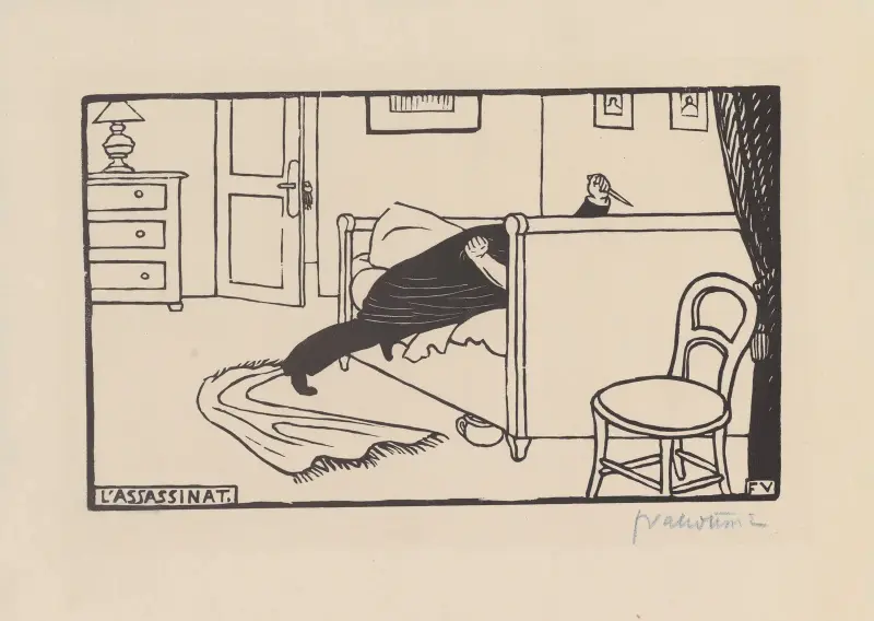 L’assassinat av Félix Vallotton