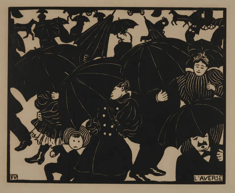 Ulewa (Deszcz), 1894 – nr 2, Félix Vallotton