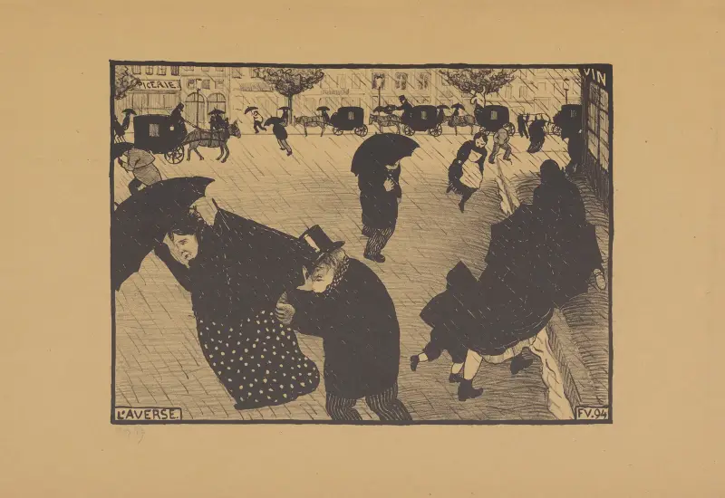 Ulewa, 1894 – nr 1, Félix Vallotton
