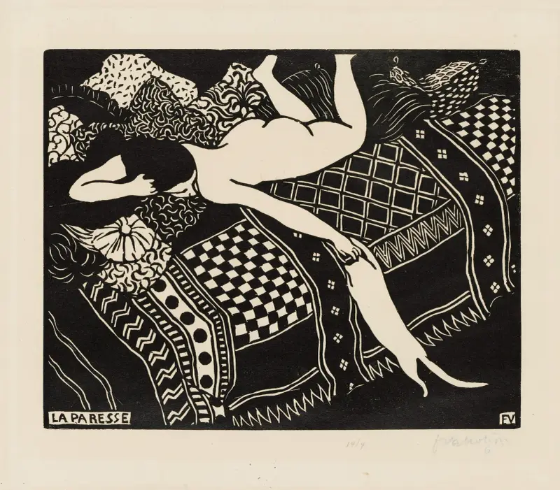 Laziness av Félix Vallotton