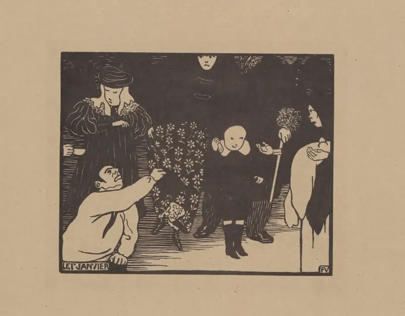 Le 1er janvier av Félix Vallotton
