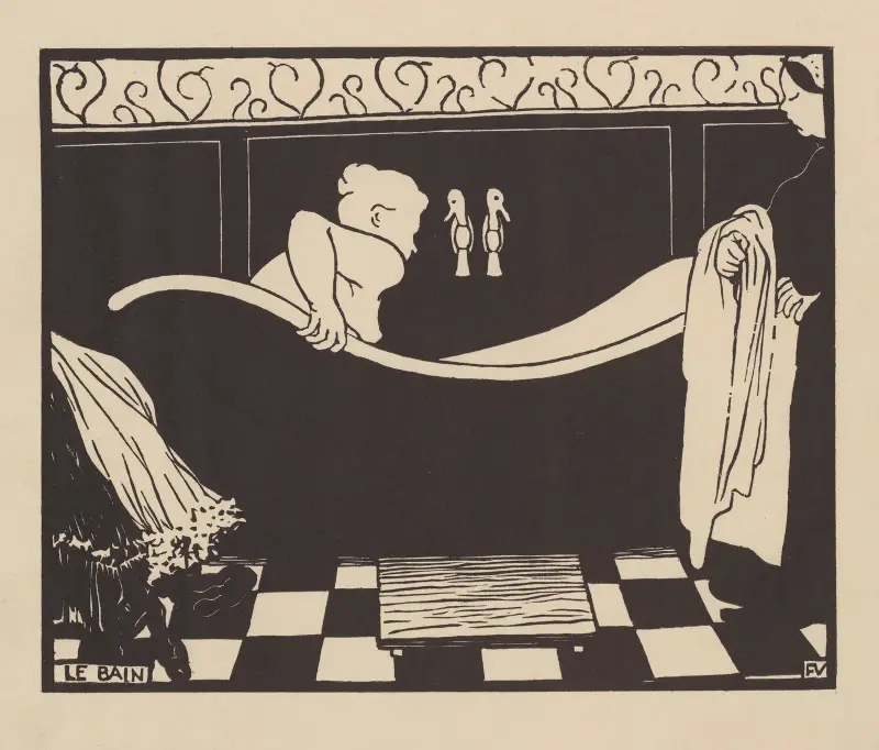 Le bain av Félix Vallotton
