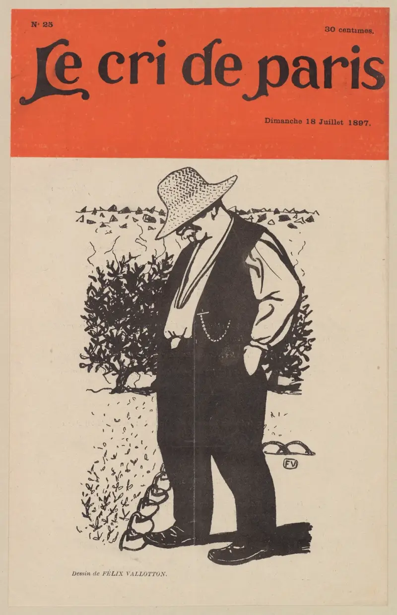 Le Cri de Paris – söndagen den 18 juli 1897 av Félix Vallotton