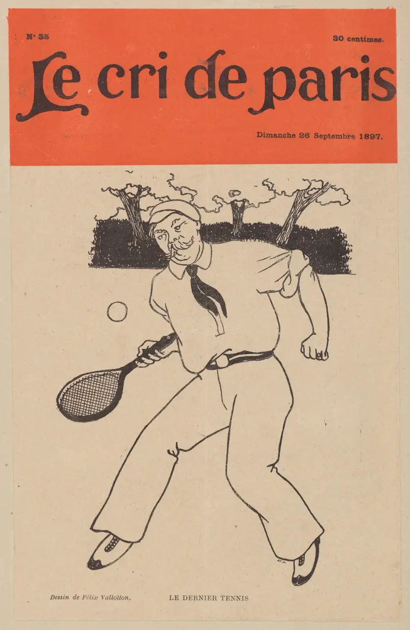 Le dernier tennis, 1897 – nr 1 av Félix Vallotton