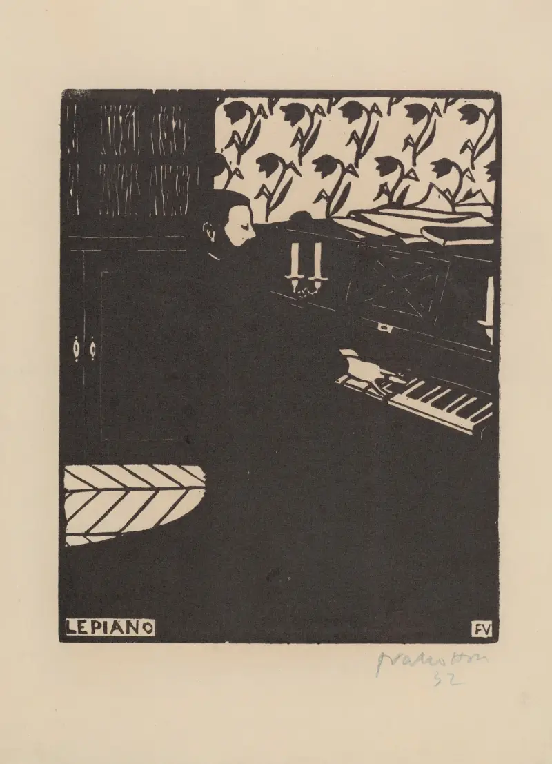 Das Klavier von Félix Vallotton