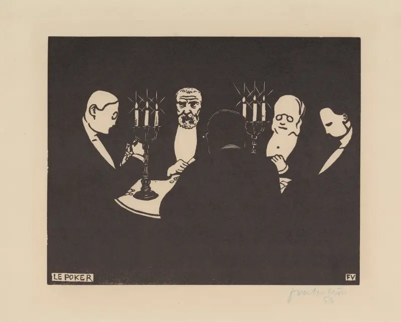Le poker av Félix Vallotton