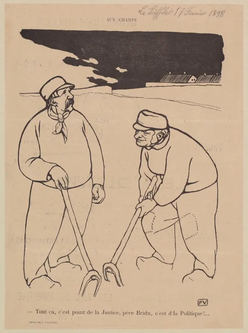 Visslan. 17 februari 1898 av Félix Vallotton