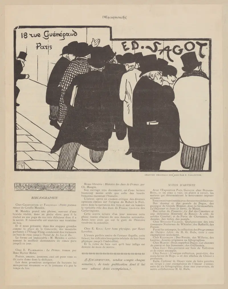 Les amateurs d’estampes av Félix Vallotton