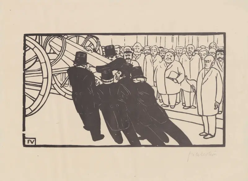 Asbaggarna av Félix Vallotton