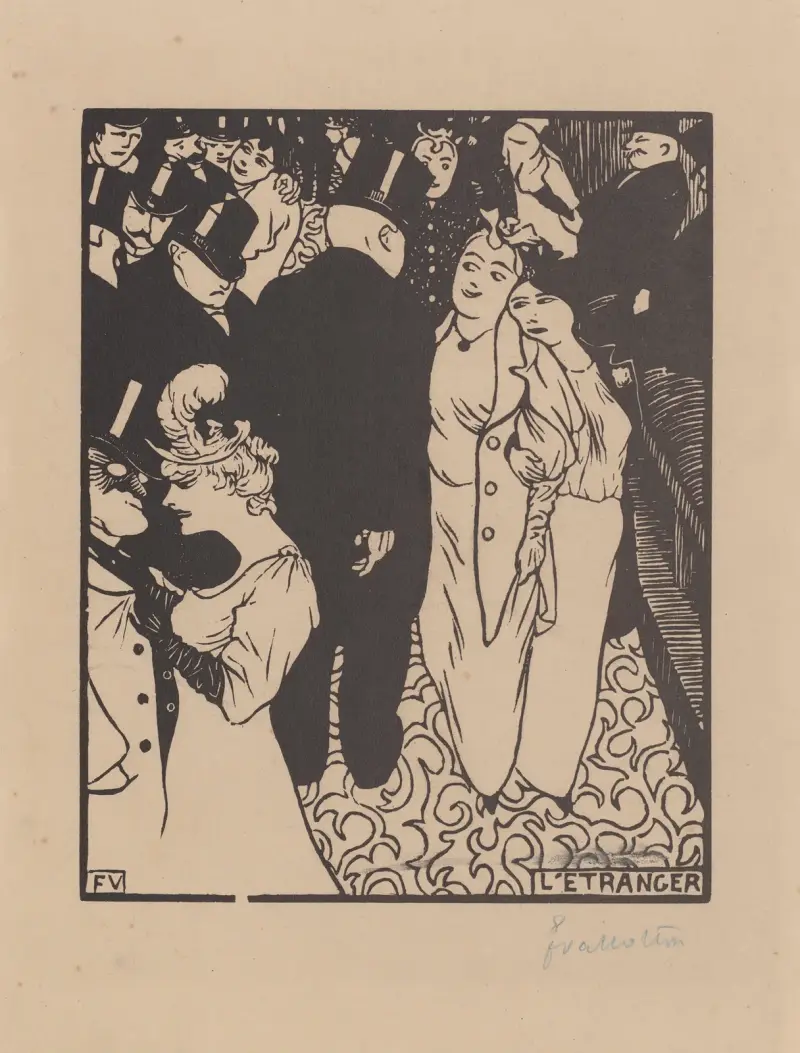 L’étranger av Félix Vallotton