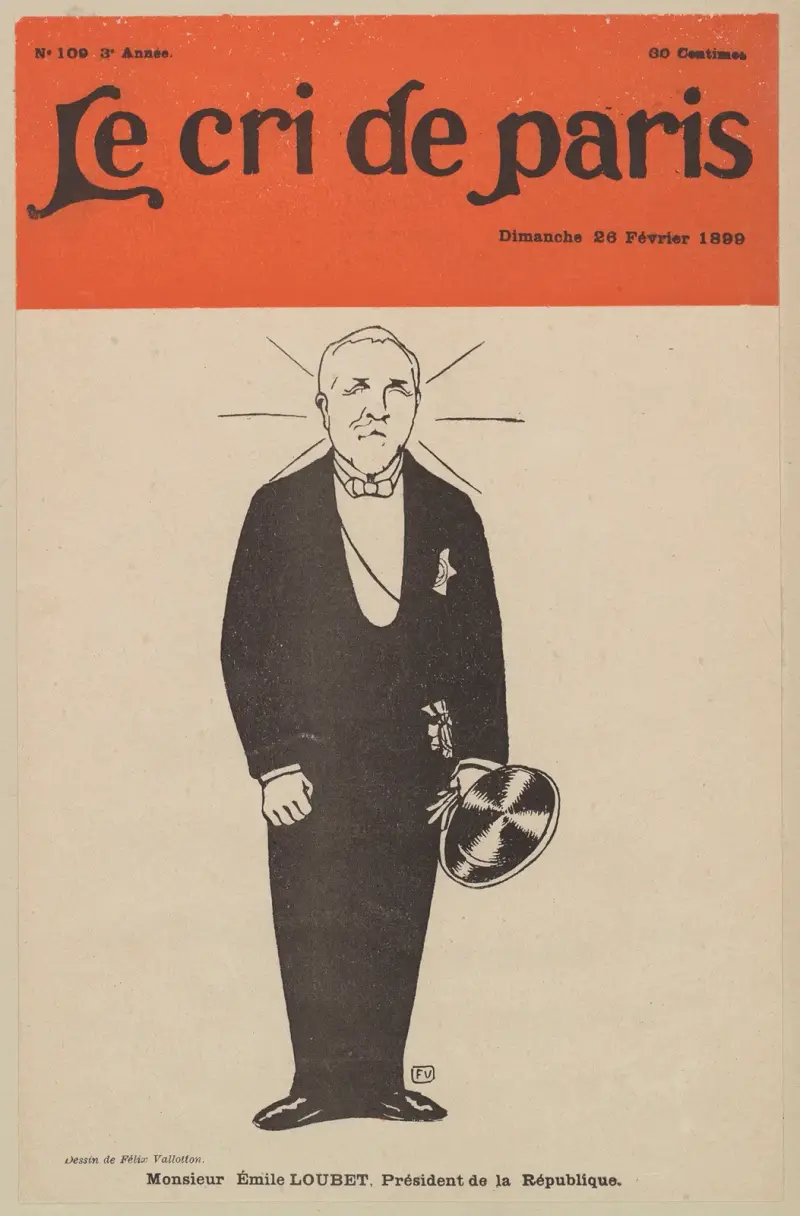 Herr Émile Loubet, Frankrikes president av Félix Vallotton