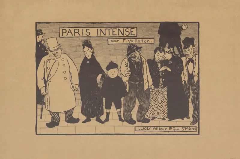 Paris intense – titelsida av Félix Vallotton