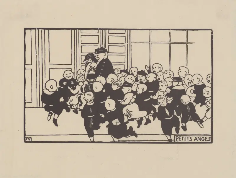 Petits anges av Félix Vallotton