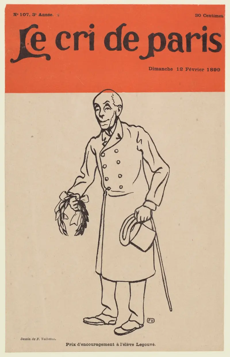 Aufmunterungspreis für den Schüler Legouvé. von Félix Vallotton