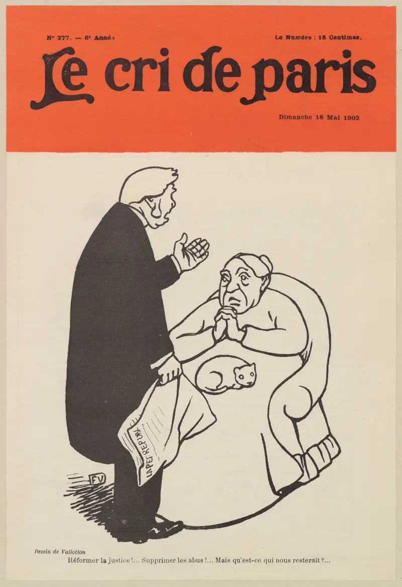 Reformera rättvisan! … Avskaffa missbruken! … Men vad skulle vi ha kvar … av Félix Vallotton