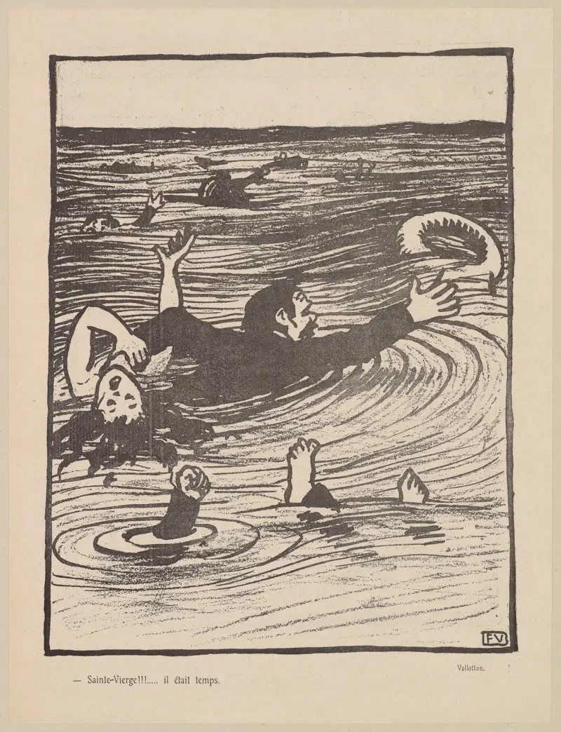 Heliga jungfru!!!…. det var på tiden av Félix Vallotton