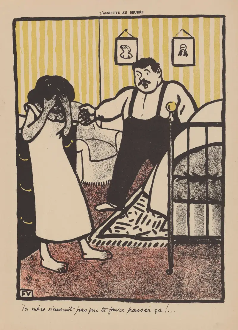 Deine Mutter hätte dir das nicht schicken können! von Félix Vallotton