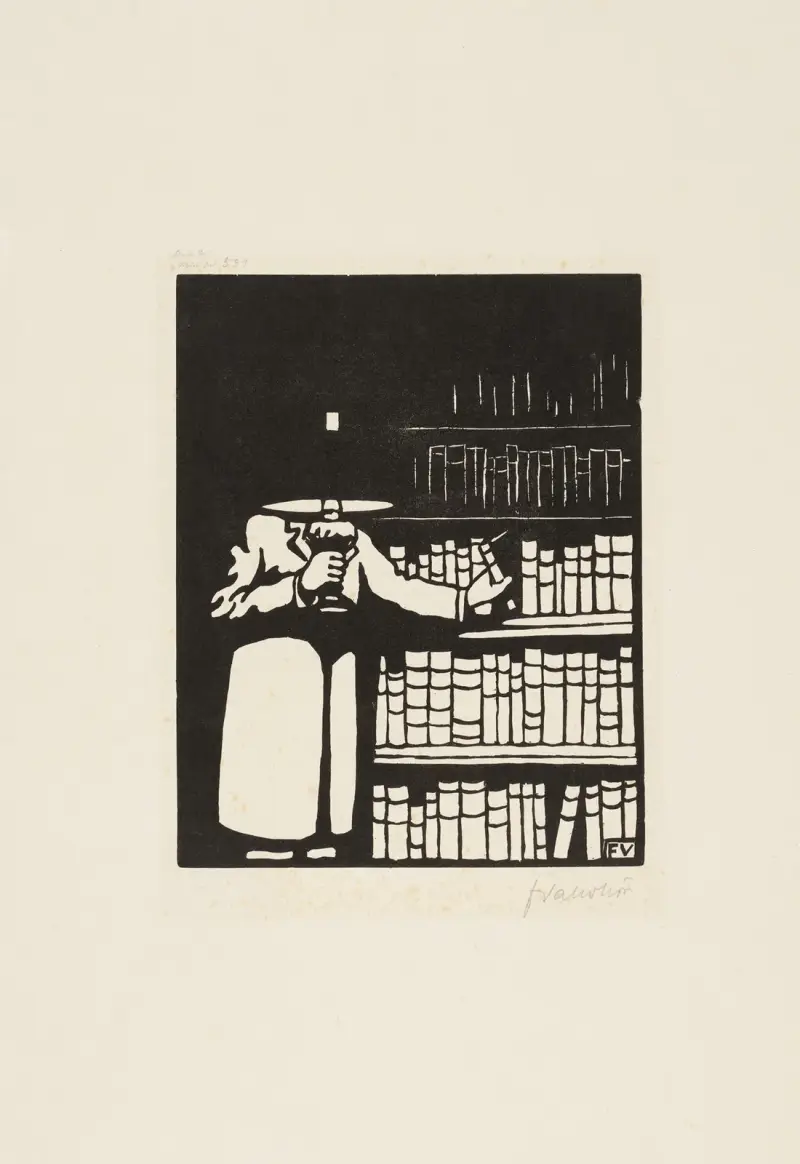 The Bibliophile av Félix Vallotton