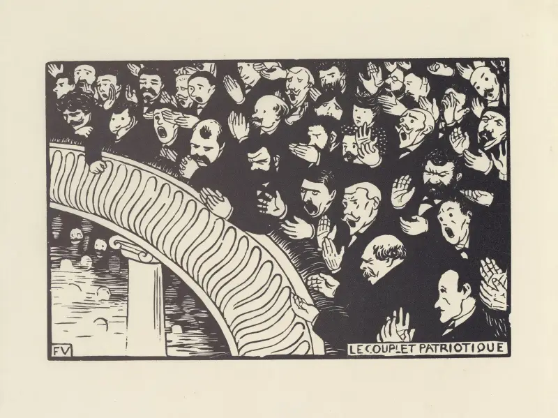Die patriotische Weise von Félix Vallotton