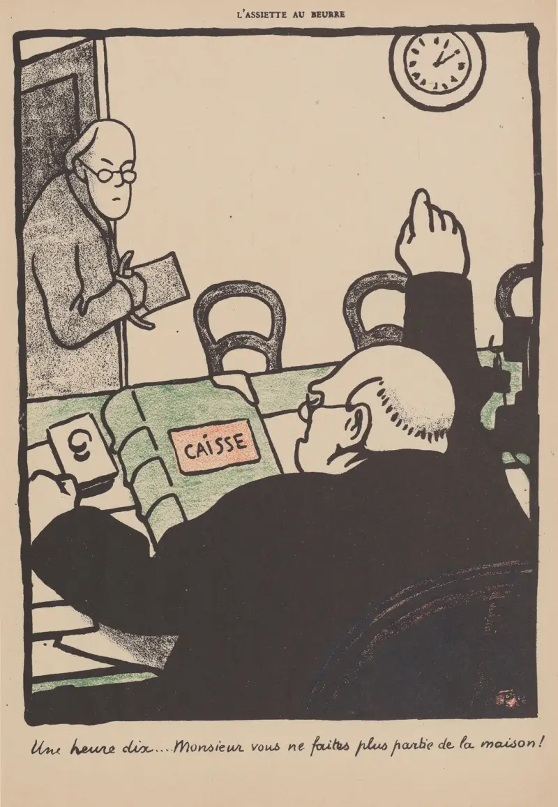 Ein Uhr zehn … Mein Herr, Sie gehören nicht mehr zum Haushalt! von Félix Vallotton