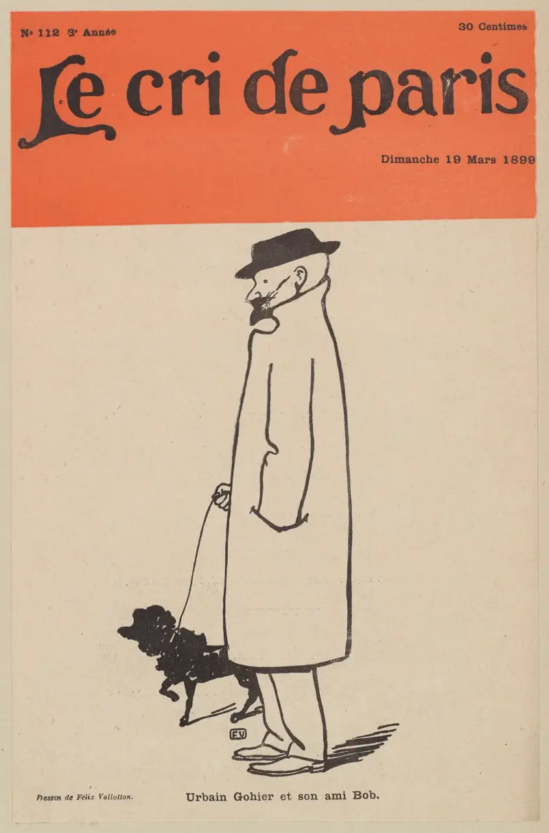 Urbain Gohier och hans vän Bob av Félix Vallotton