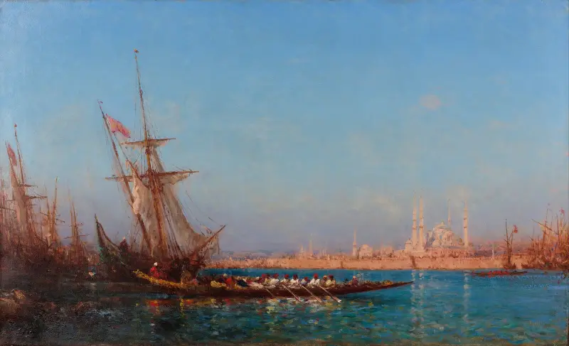 View of İstanbul av Félix Ziem