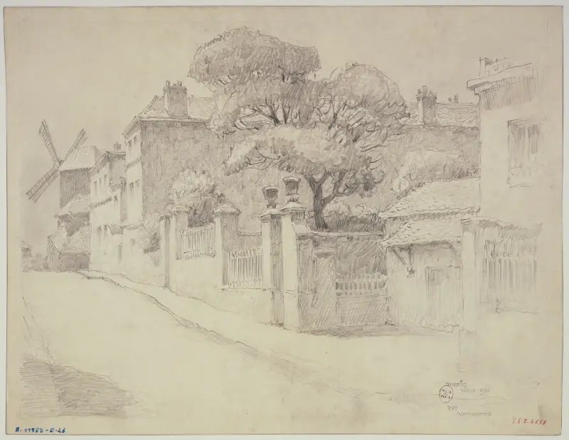 Die Rue Montmartre von Ferdinand Boberg