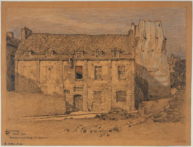 Maison, rue du Cimetière Saint Benoit av Ferdinand Boberg