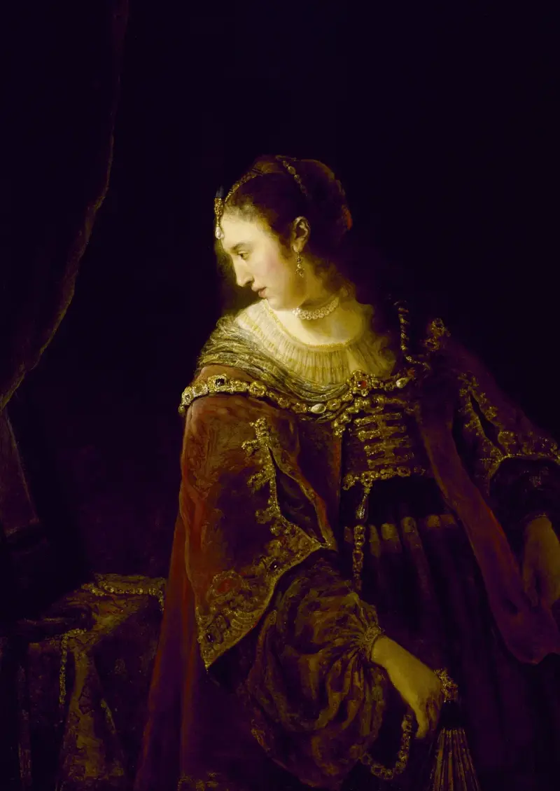 Frau am Frisiertisch von Ferdinand Bol