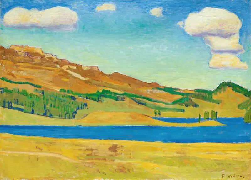 Lake Champfèr von Ferdinand Hodler