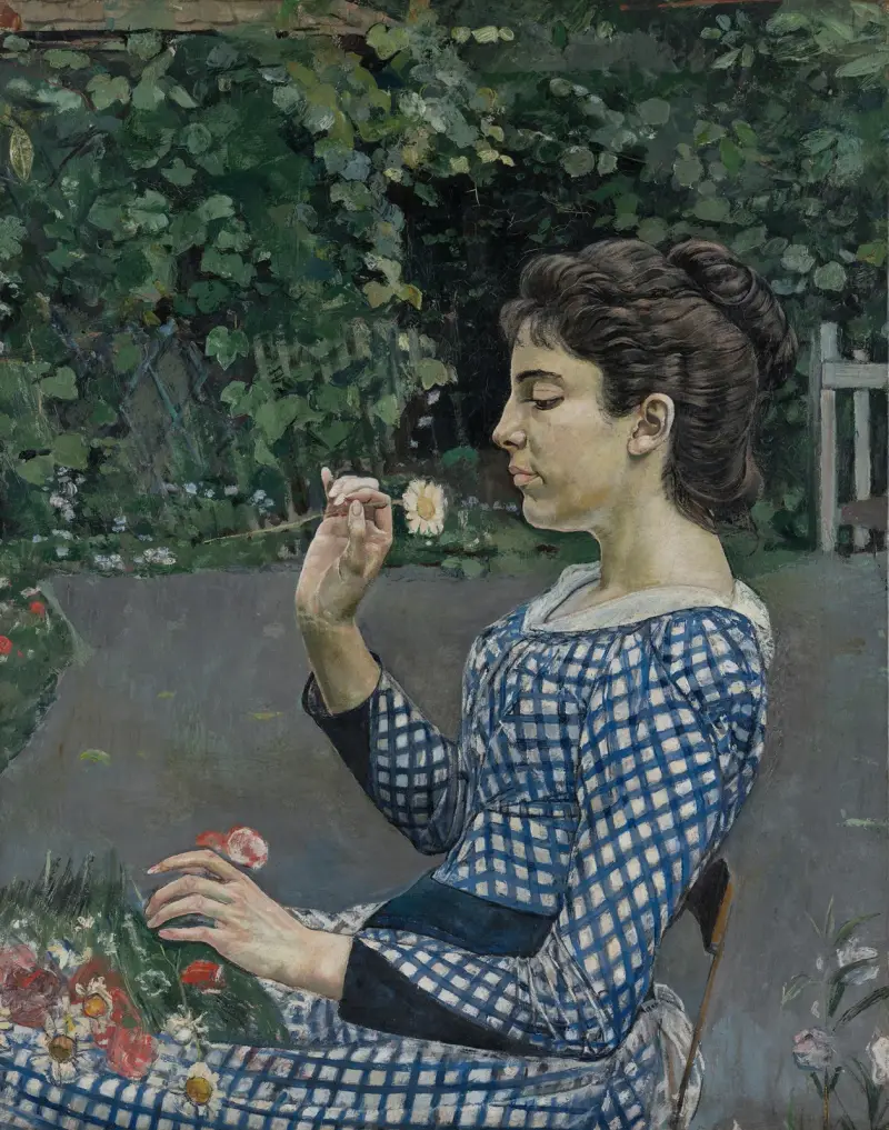 Porträtt av Hélène Weiglé av Ferdinand Hodler