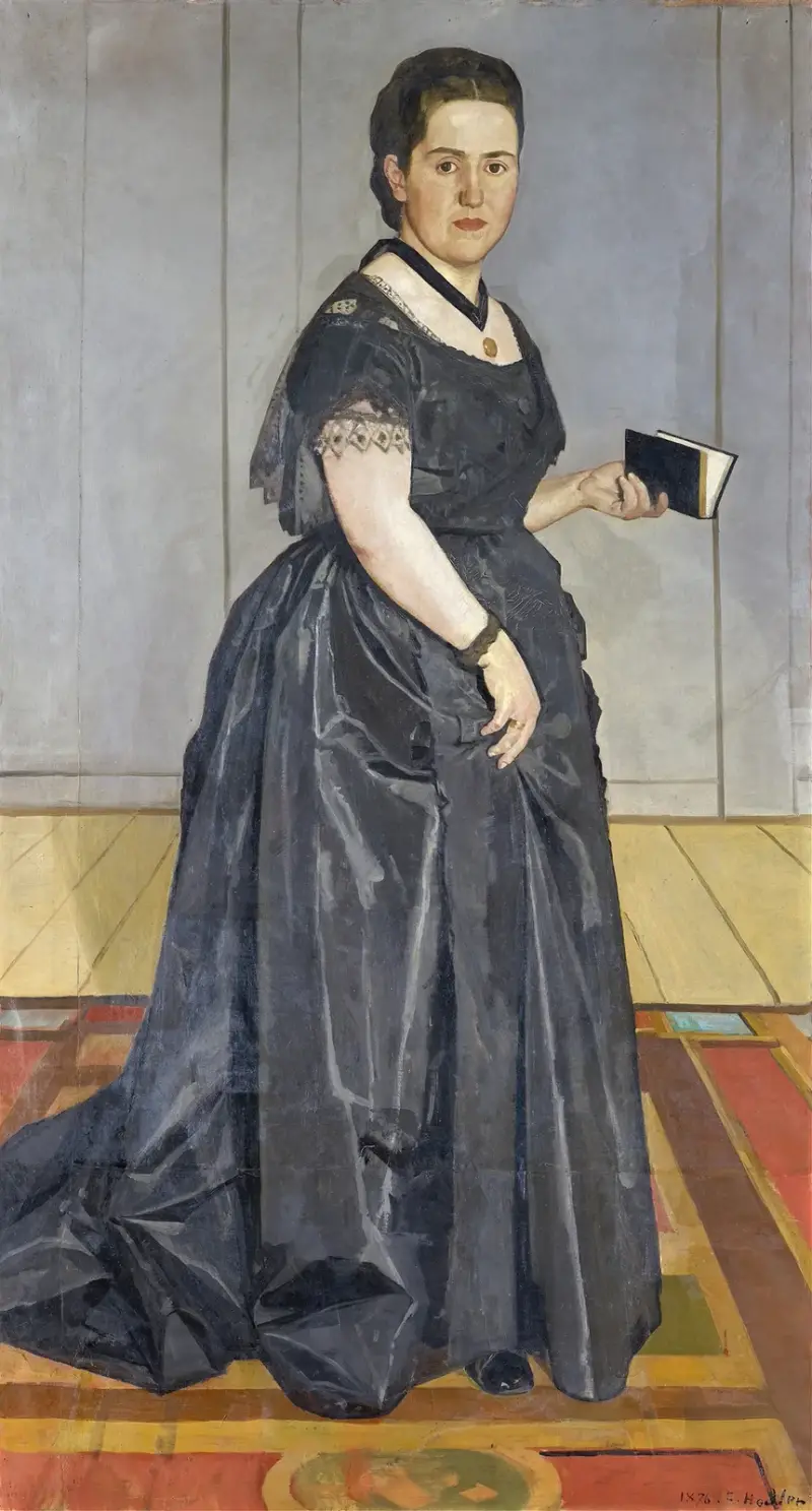 Porträtt av Maria Rosa Krebs-Schüpbach av Ferdinand Hodler