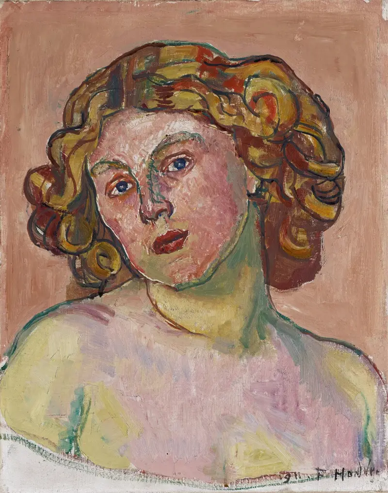 Porträtt av Régina Morgeron av Ferdinand Hodler