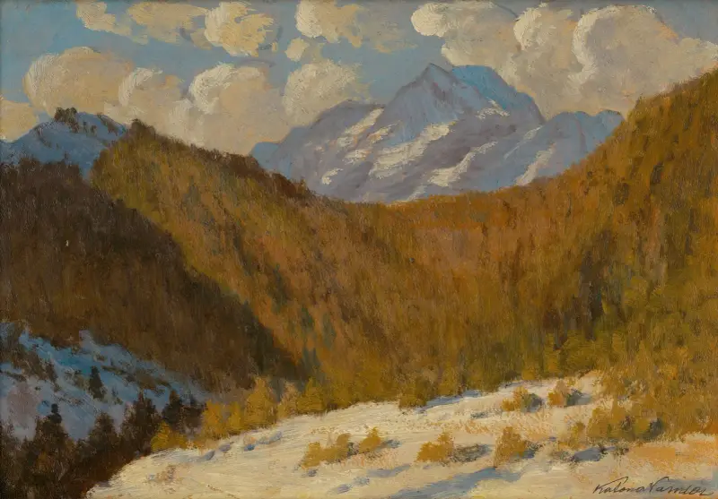Früher Frühling in der Tatra von Ferdinand Katona