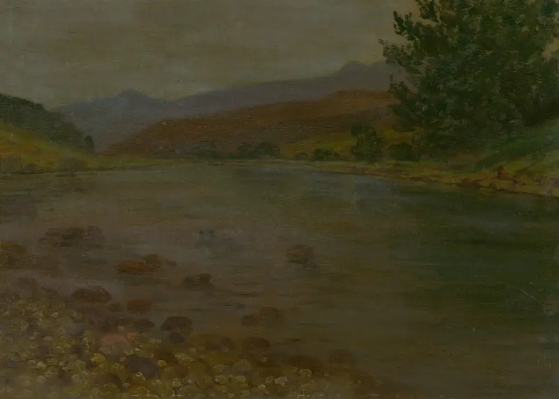 Am Flussufer von Ferdinand Katona