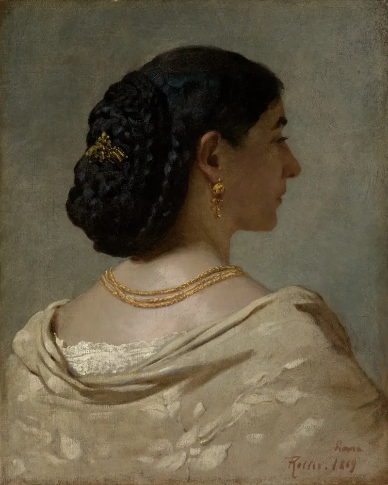 Porträt von Nana Risi von Ferdinand Keller