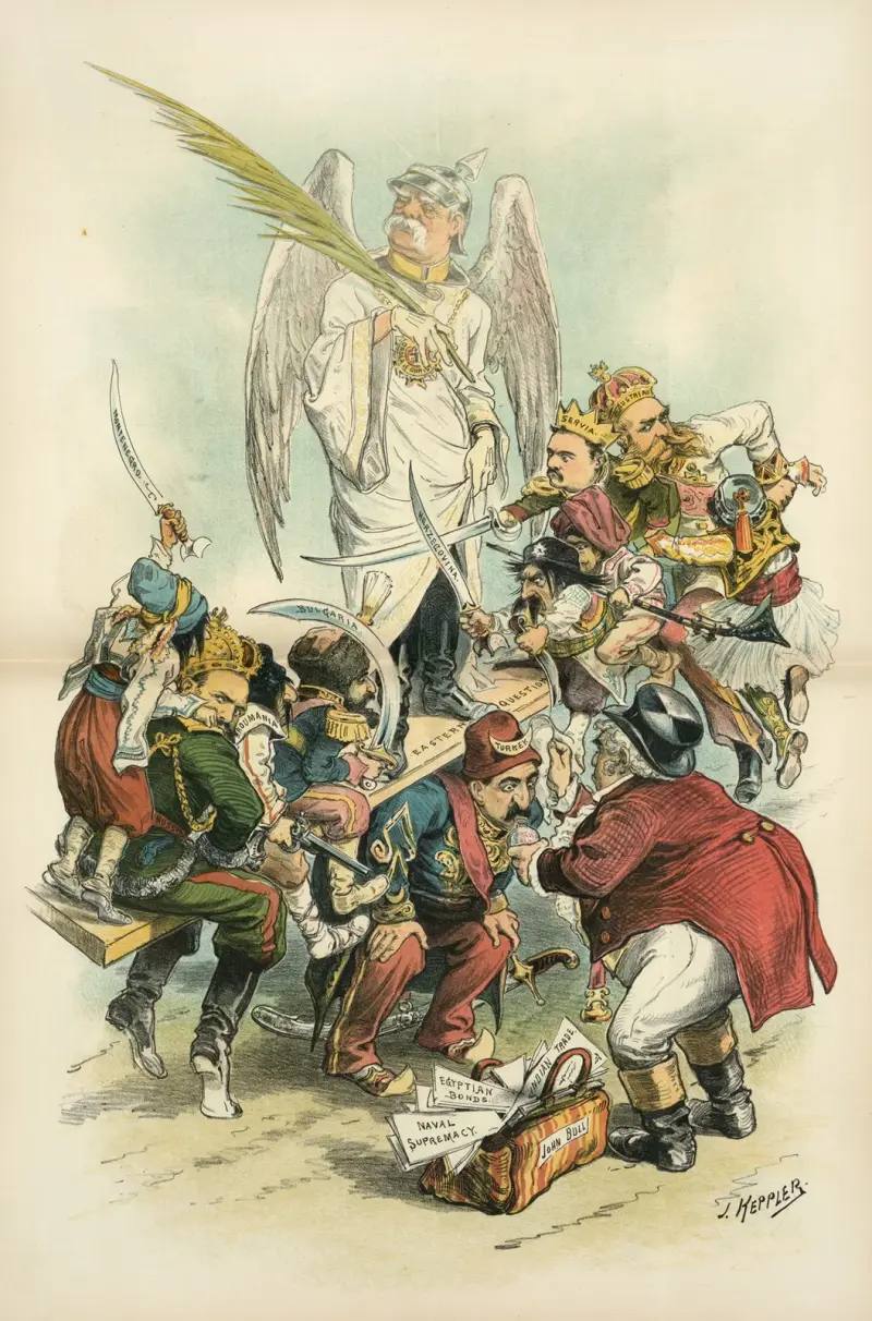 The angel of peace av Joseph Ferdinand Keppler