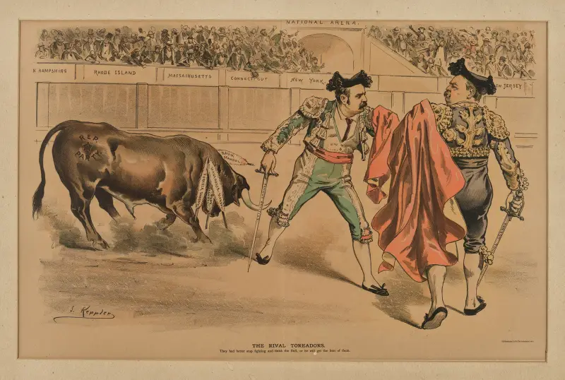 Die rivalisierenden Toreros von Joseph Ferdinand Keppler