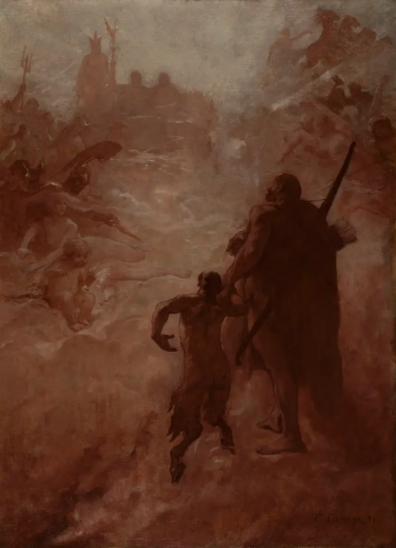 Le Satyre av Fernand Cormon