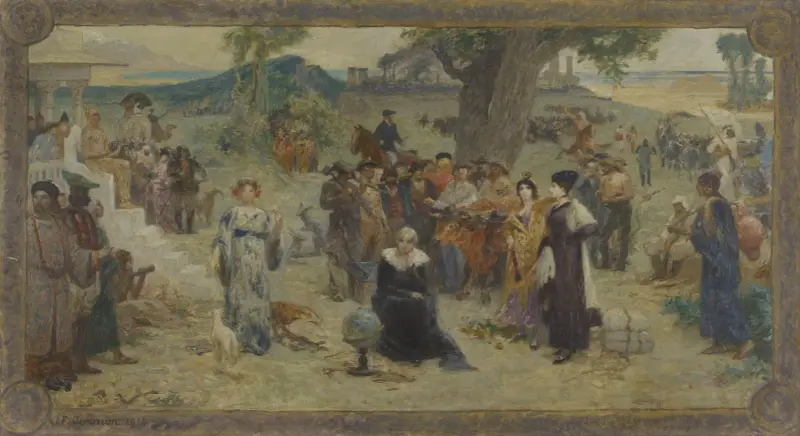 Die fünf Kontinente von Fernand Cormon