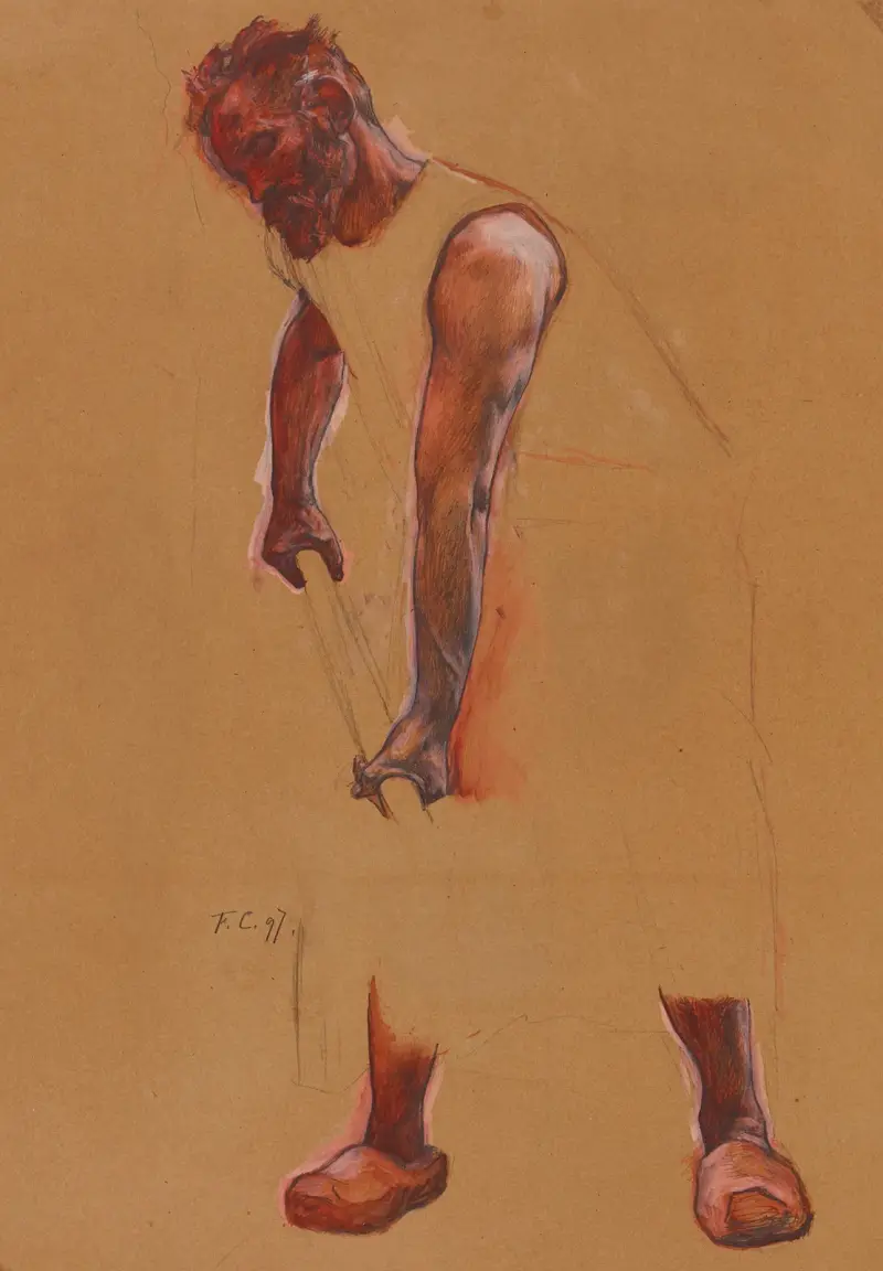 L’homme à la pelle av Fernand Cormon