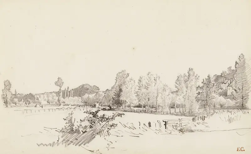 Landschaft von Fernand Cormon