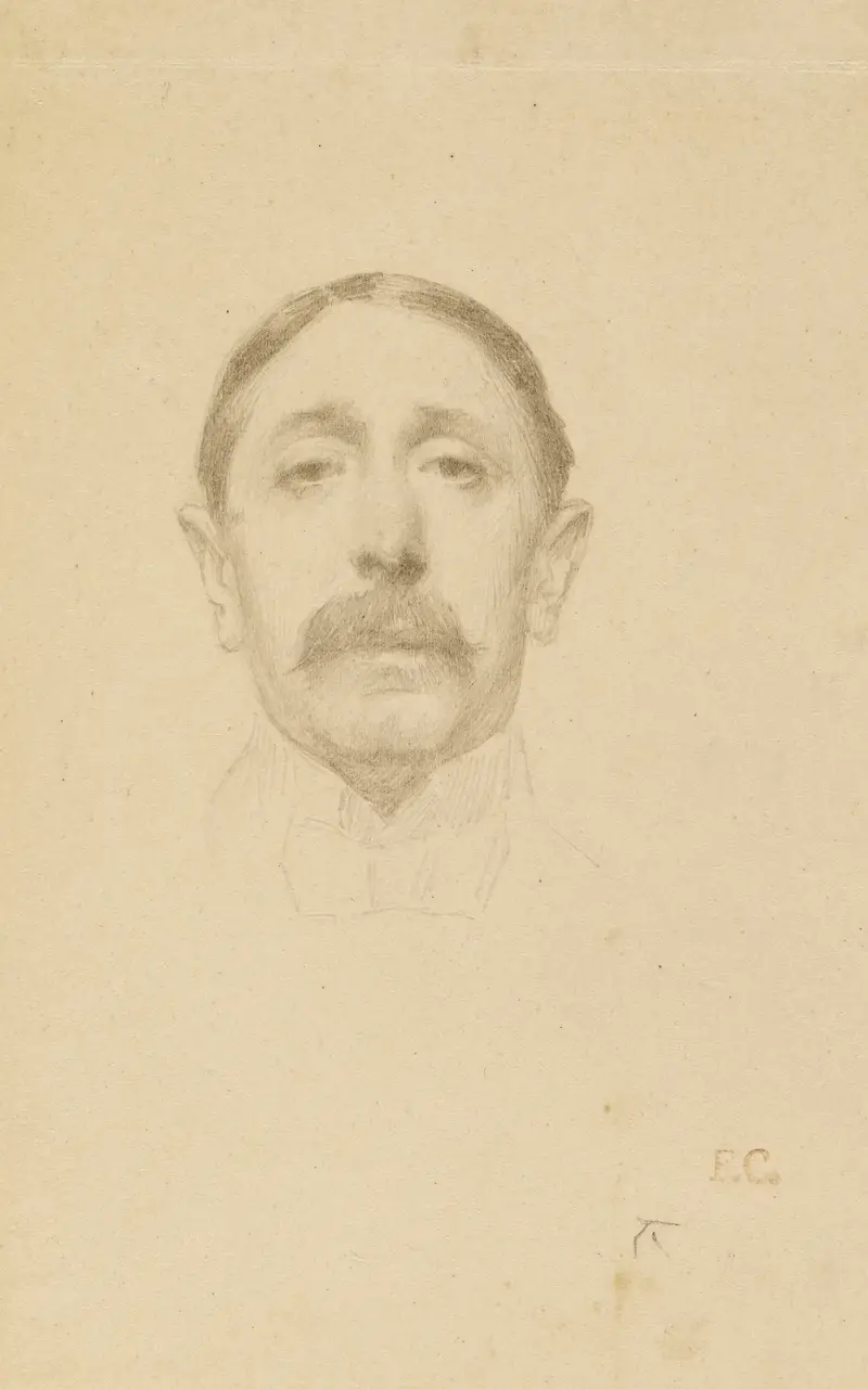 Głowa mężczyzny, Fernand Cormon