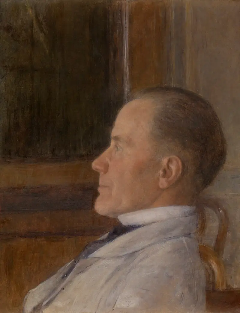 Edmond Khnopff, konstnärens far av Fernand Khnopff