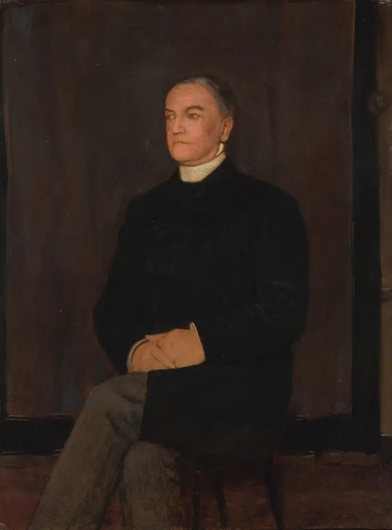 Porträt von Augustinus Gerardus Hubertus van Rijckevorsel von Fernand Khnopff