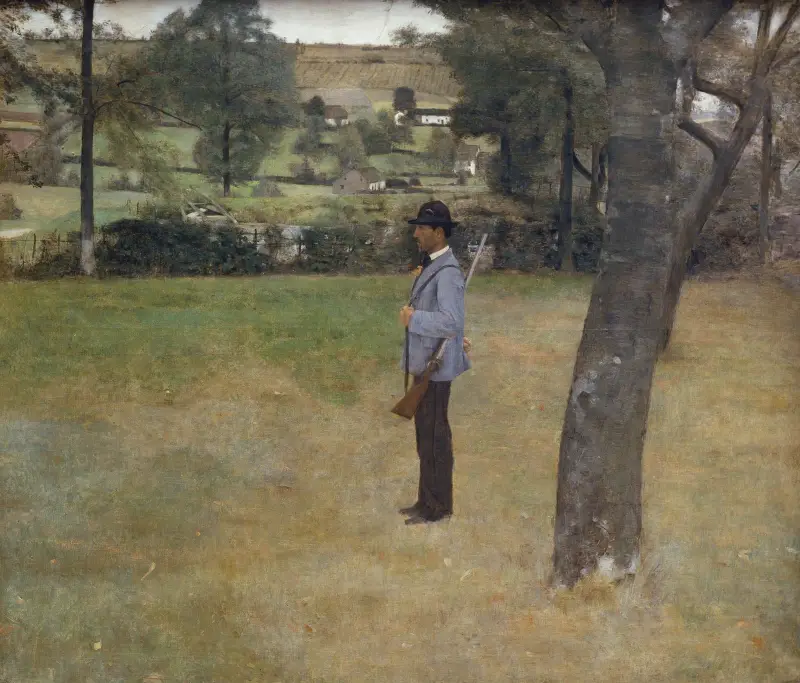 The Game Warden av Fernand Khnopff
