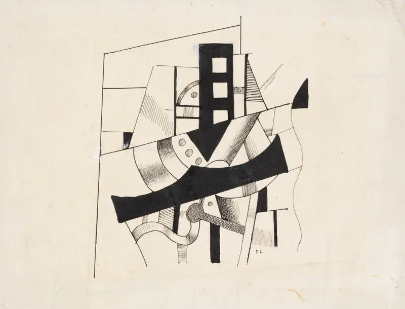 Composition, 1920 – nr 1 av Fernand Léger